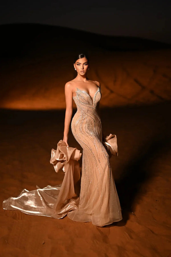 Exklusiv Designer festklänning HM402 - Joliebridal